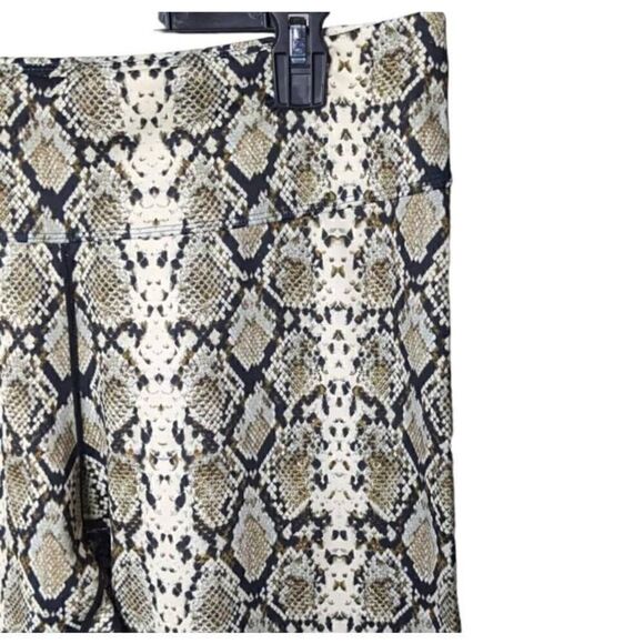 Alala Captain Ankle Leggings Tan Snake Print Size 1X - Picture 3 of 5